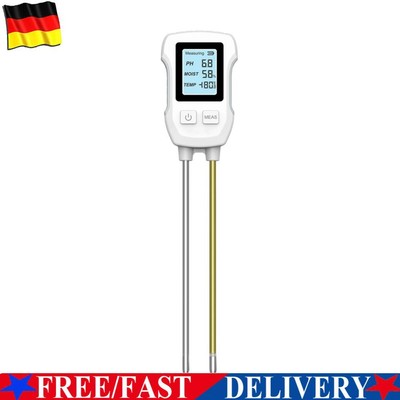 3 In1 Soil PH Tester LCD Screen Soil PH Meter Soil Moisture Meter Gardening Tool