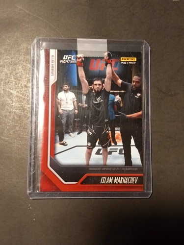 Islam Makhachev #26 2021 Panini Instant UFC card