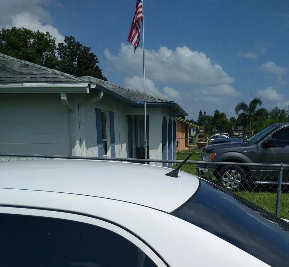 4 inch " Short Black Aluminum Antenna Mast AM/FM for MITSUBISHI LANCER 2002-2007 - Image 4 of 4