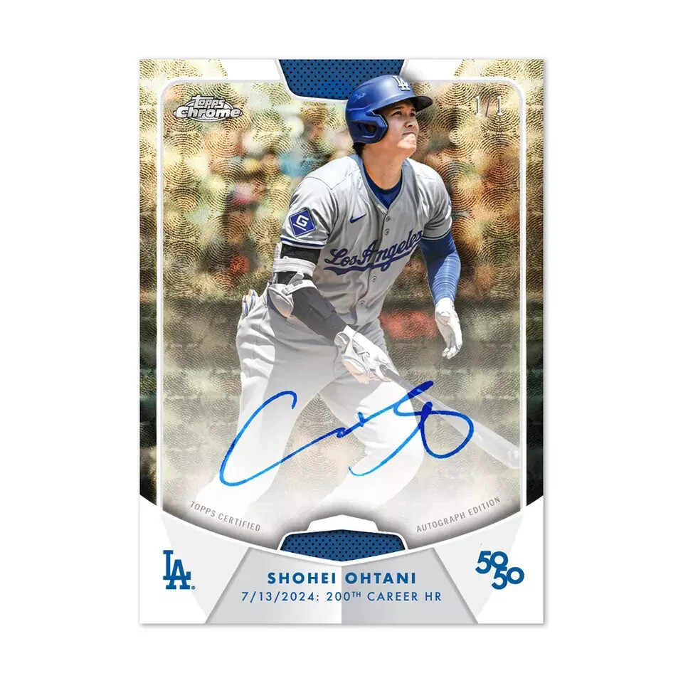 2024 Topps 50/50 Shohei Ohtani Sealed 10 Pack Box CONFIRMED ORDER