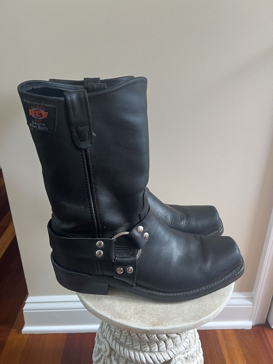 REV Authentic Black Biker Boots Men's Size 9.5 | eBay REV Authentic Black Biker Boots Men's Size 9.5 | eBay
