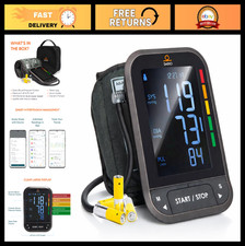 Smart Blood Pressure Monitor for Home Use  App Connectivity  Carry Case