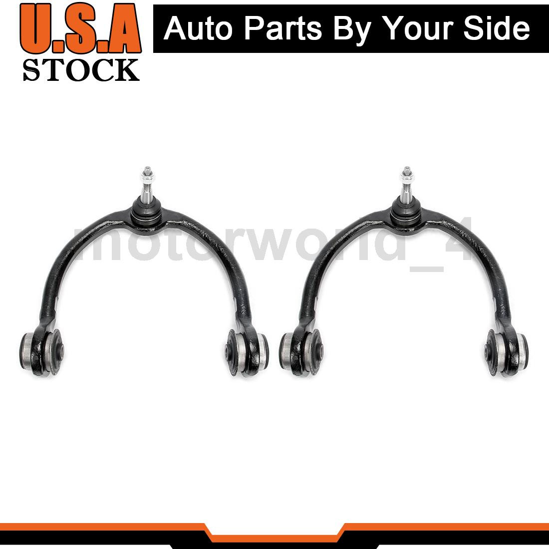 2 Front Upper Control Arm and Ball Joints Fits Jeep Grand Cherokee 4.7L 5.7L_