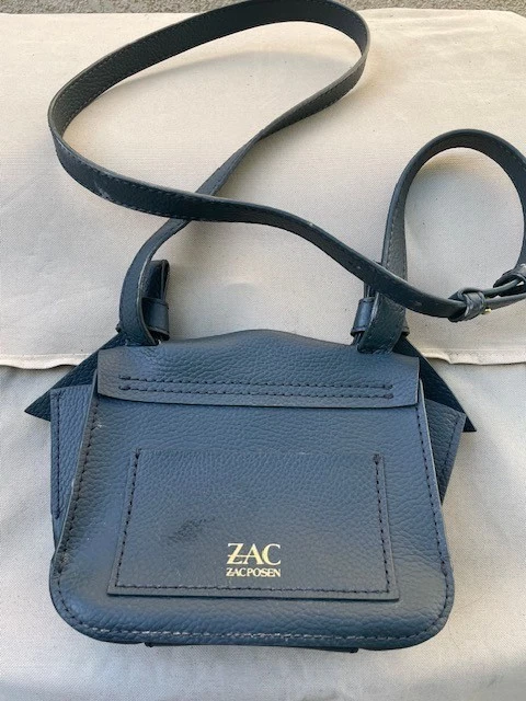 Zac Posen leather purse/shoulder bag dark green - Image 2 of 2