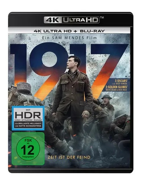 1917 4K, 1 Uhd-Blu-Ray + 1 Blu-Ray | Sam Mendes | Deutsch | Blu-Ray Disc | 2020-image