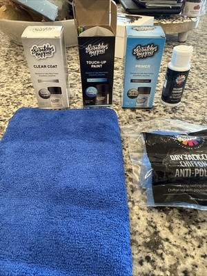 Ford Space White Pearl Touch Up Kit With Primer And Clear Coat