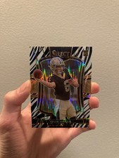 2025 Panini Select Tyler Shough Zebra Case Hit SSP Rookie Premier Level Saints