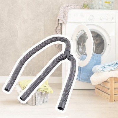3 Way Double Ended Sewer Drain Pipe for Restroom Dishwasher Bathroom