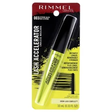 Rimmel Lash Accelerator Mascara, 0.23 Fl Oz (Pack of 1), Extreme Black 