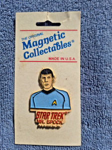 Vintage 1992 Star Trek TOS Magnetic Collectables Lot of 11 Pcs, Original Cards