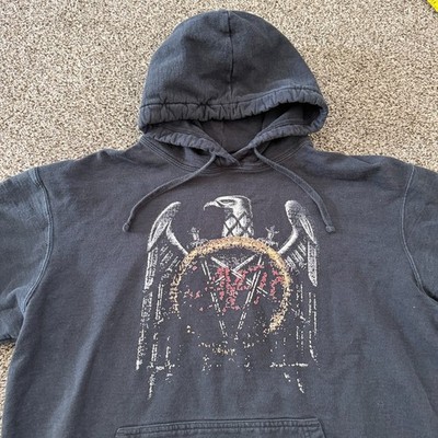 VTG Slayer 2003 Tour Back Pullover Hoodie Adult XL Eagle Hard Rock Thrash Metal