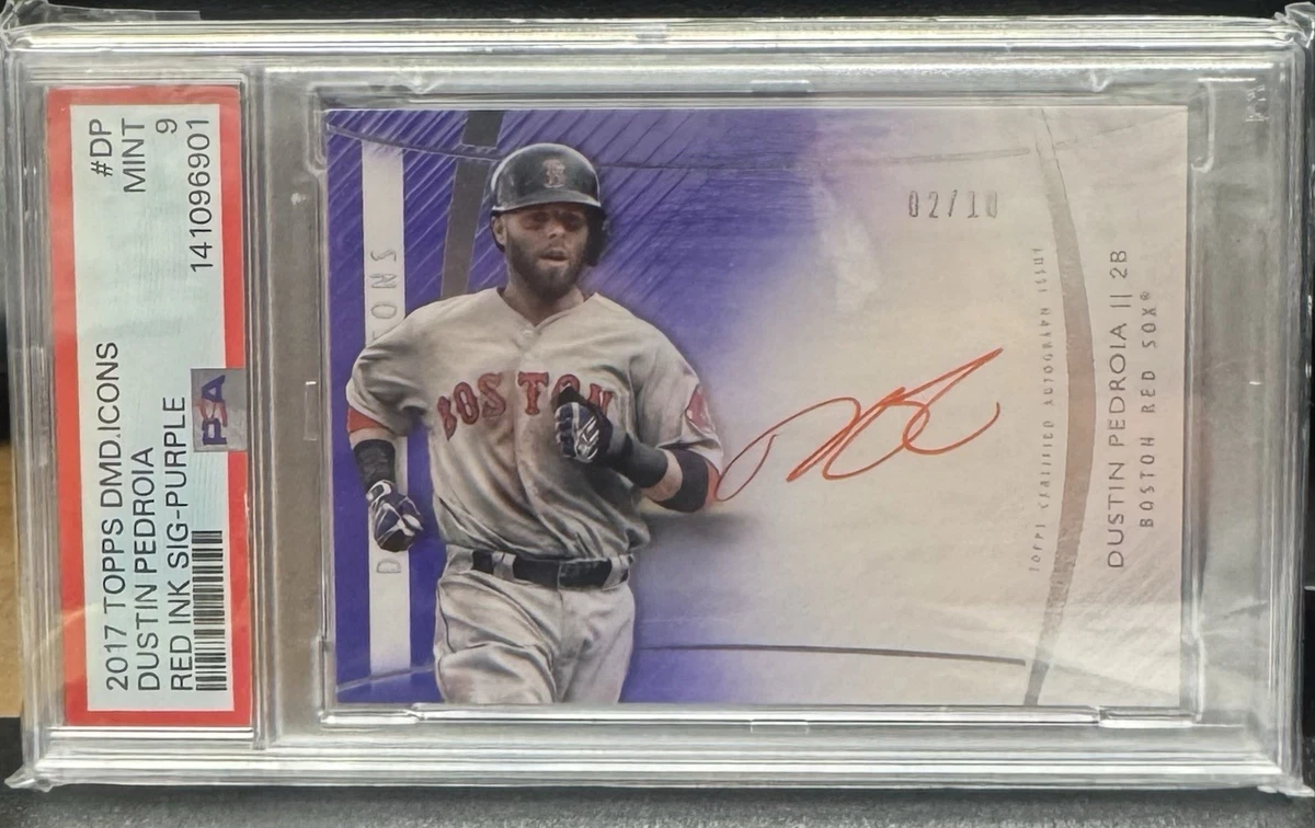 Dustin Pedroia Professional Sports Authenticator (PSA) Baseball