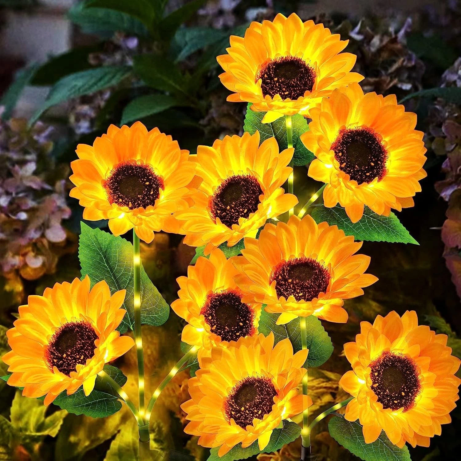 Solar Lights Outdoor Decor Garden Lights Sunflower Lights Auto ON/Off
Opens in a new window or tab