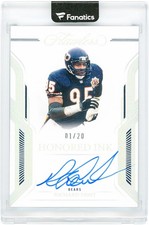 Richard Dent Chicago Bears Signed 2023 Panini Flawless Holo #HI-RDE #1/20 Card