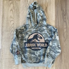 COTTON ON:KIDS Jurassic World Camo Hoodie Sweatshirt Kids Youth Size 6-7