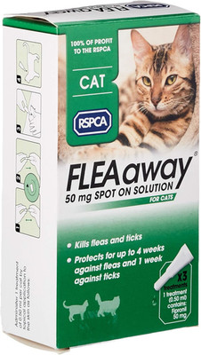 Fleaaway Spot on Solution for Cats, 50 Mg