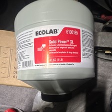 Ecolab Solid Power XL Extended Life Dishmachine Detergent 6100185 4.1 kg 9 lb