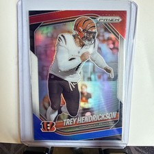 2025 Panini Prizm Trey Hendrickson Red White & Blue Prizm - Bengals