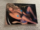 MORGANNA ROBERTS Signed 4x6 SEXY Photo PLAYBOY AUTOGRAPH 1A