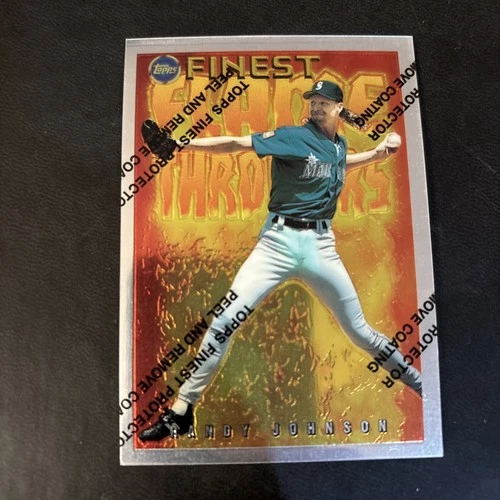 1995 Topps Finest Flame Throwers #FT5 Randy Johnson