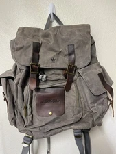 Cocktail Kingdom Bartender’s Backpack Unisex w/ Laptop Sleeve, Color Gray