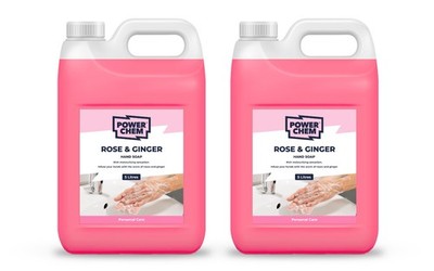 Flüssige Handwaschseife ROSE & INGWER Gallone Großpackung für Spender 5L