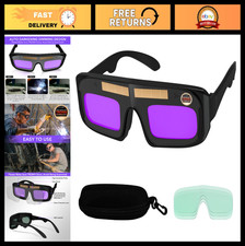 Auto Darkening Welding Glasses Safety Goggles True Color PC Lens for TIG MIG ARC