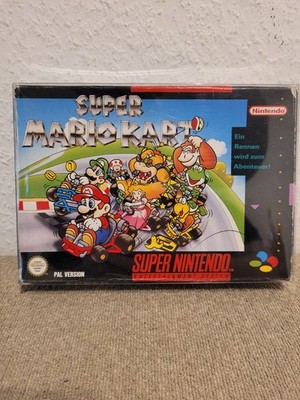 Super Mario Kart SNES OVP Anleitung CIB - PAL Version Retro Klassiker
