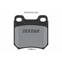 Textar BremsbeläGe Hinten FüR Opel Vectra B Saab 9-3 Cabriolet 900 II