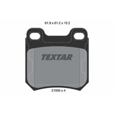 TEXTAR Bremsbeläge hinten für Opel Vectra B Saab 9-3 Cabriolet 900 II