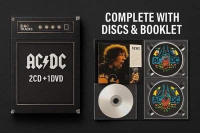 AC/DC Backtracks 2CD + DVD Box Set 2009 Digipack Rock Rare Import