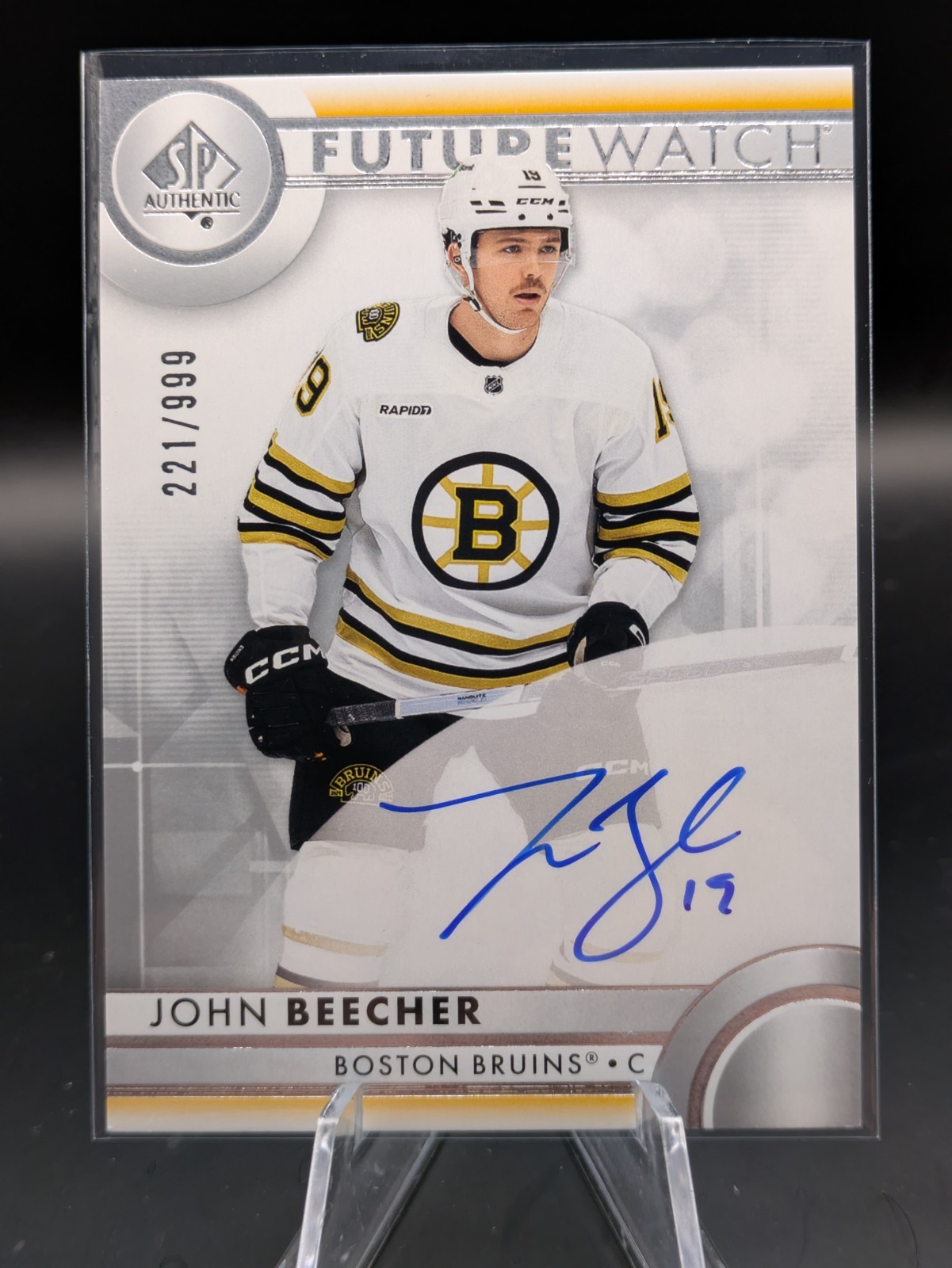 2023-24 SP Authentic Future Watch Auto/999 John Beecher FCLR