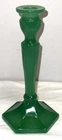Fenton JADE GREEN   8 1/2"  SINGLE  CANDLESTICK
