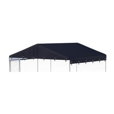 Outdoors Dog Kennel Cover 10x10Ft with Bungee Balls Without cage roof Frame ...