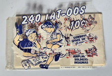 Vintage 1950s Tattoos- 9 Full Sheets - Cowboys - Wild West - Planes - Tanks