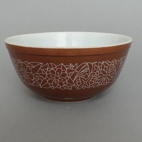 Vintage 1978 To 83 PYREX Mixing Nesting Bowl WOODLAND 403 2.5 Quart
