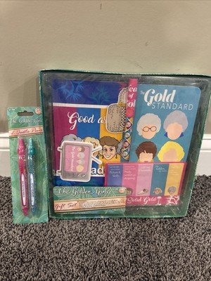 The Golden Girls Stationary Set Lot Journal Bookmarks Pens Stickers Memo Pad Lot