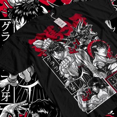 Anime Baki Hanma Yujiro Hanma  Cartoon T Shirt V4