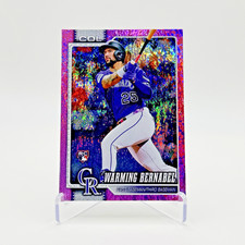 Warming Bernabel 2026 Topps Series 1 Baseball #55 Pink Holo Foil Rockies (RC) SP