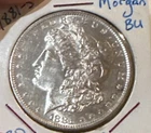 1881 Morgan Silver Dollar 90% Silver U.S. Authentic Coin - Toning On Back!