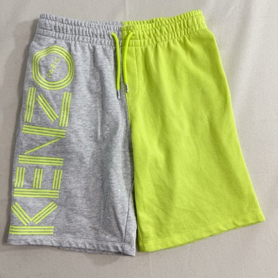 KENZO KIDS Grey Logo Jersey Shorts for Boys Sweat Shorts Size 12A/152