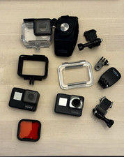 GoPro HERO7 Black and HERO5 Action Camera Bundle with accessories