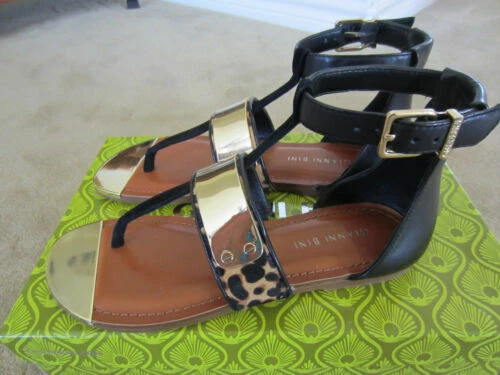 Sandalias para mujer GB con estampado animal