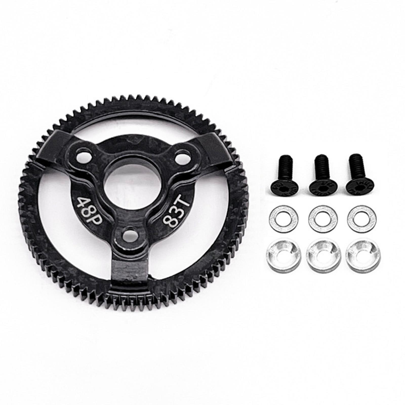 48p Steel 72T 76T 83T 86T 90T Spur Gear For Traxxas Slash 2wd LCG Drag F-150 SVT