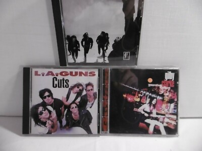3 CDs | LA Guns: Cuts, Faster Pussycat: Whipped, Gilby Clarke: Pawnshop Guitars