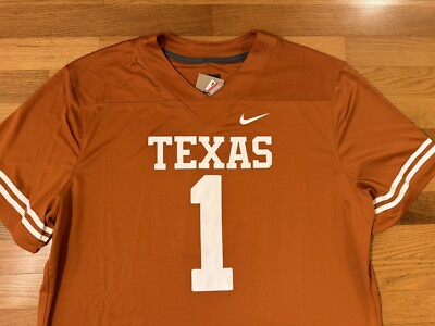 New XXL Nike Texas Longhorns #1 Home Football Jersey Burnt Orange