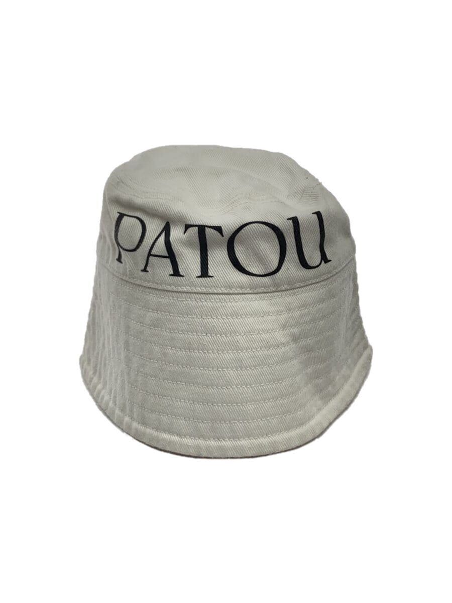 タグ付き ＜PATOU＞ コットン パトゥ バケットハット ホワイト XS-S