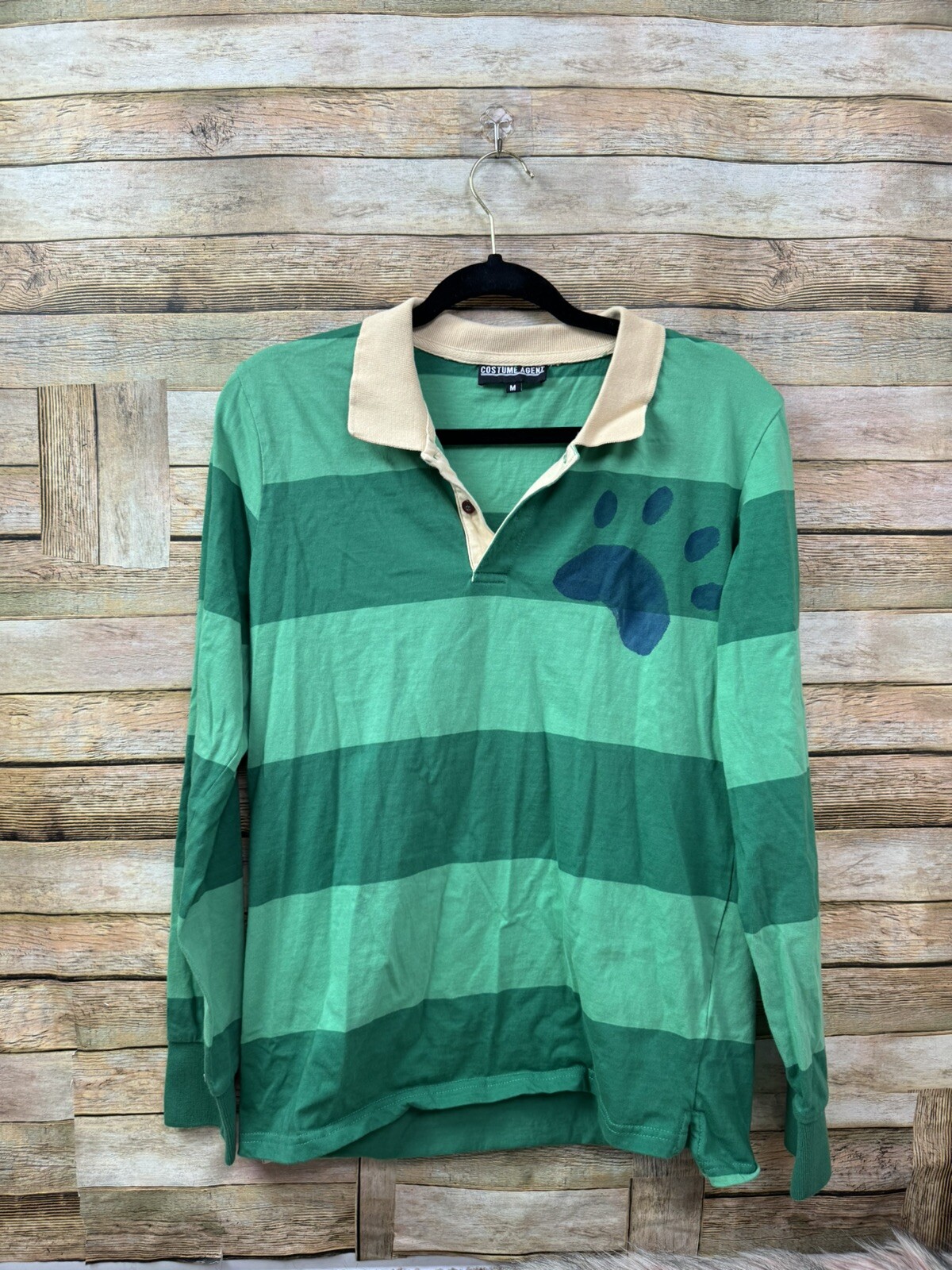 Blues Clues Steve Striped Rugby Shirt Medium M Unisex… Gem
