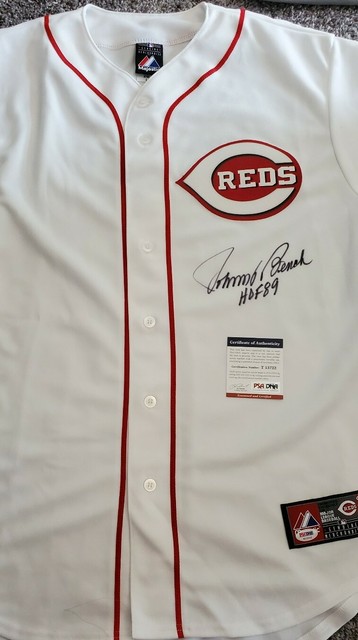 johnny bench signed jersey