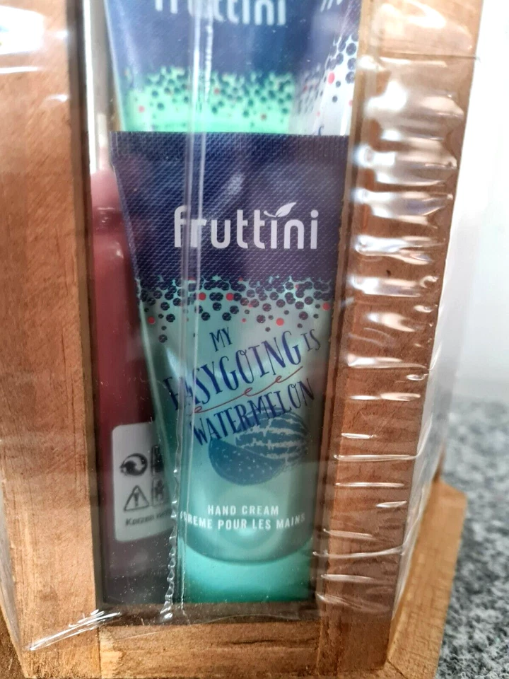 Geschenkset Fruttini my easygoing Windlicht Melone Duschgel Bodylotion Handcreme - Bild 3 von 3